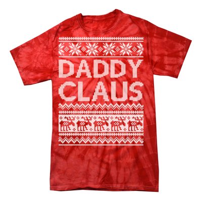 Daddy Claus Ugly Christmas Tie-Dye T-Shirt