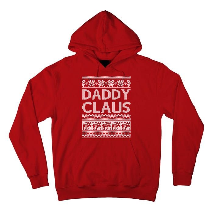 Daddy Claus Ugly Christmas Tall Hoodie