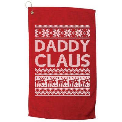 Daddy Claus Ugly Christmas Golf Towel