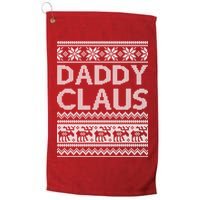 Daddy Claus Ugly Christmas Golf Towel