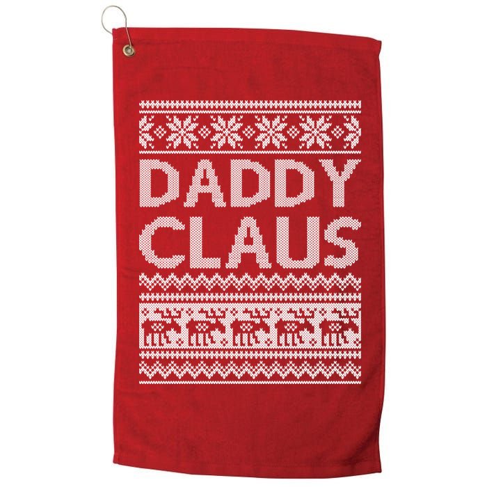 Daddy Claus Ugly Christmas Golf Towel