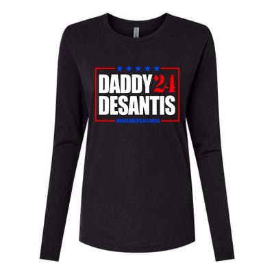 Daddy Desaints Make America Florida Womens Cotton Relaxed Long Sleeve T-Shirt