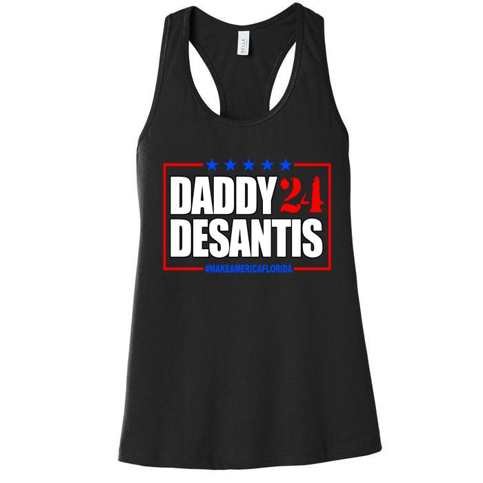 Daddy Desaints Make America Florida Women's Racerback Tank