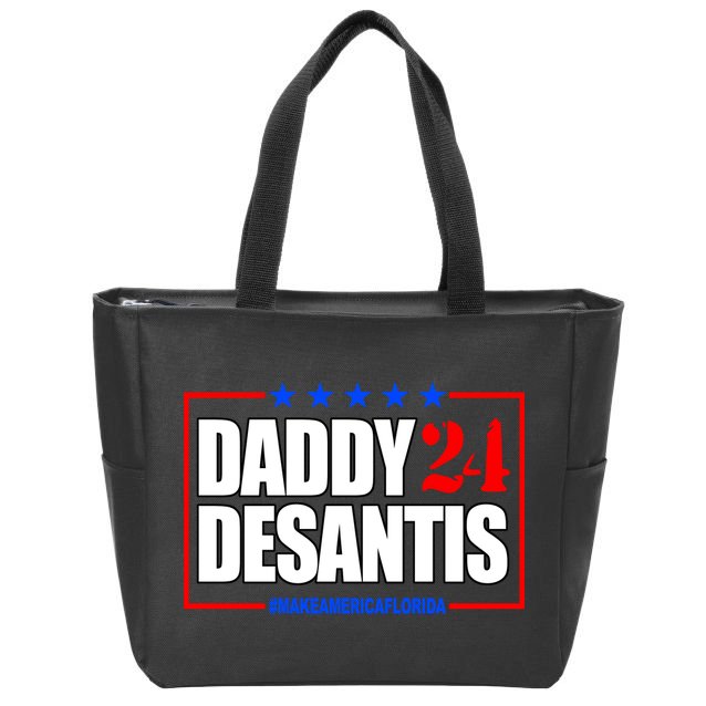 Daddy Desaints Make America Florida Zip Tote Bag