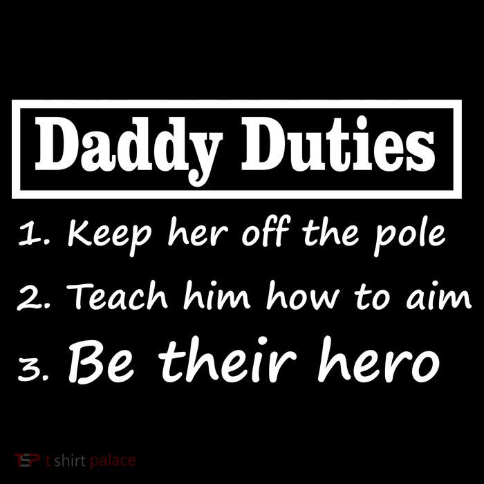Daddy Duties Be Their Hero Full-Length Apron With Pockets
