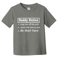 Daddy Duties Be Their Hero Toddler T-Shirt