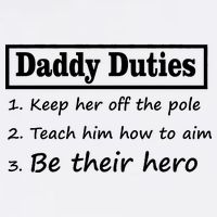 Daddy Duties Be Their Hero Garment-Dyed Sweatshirt