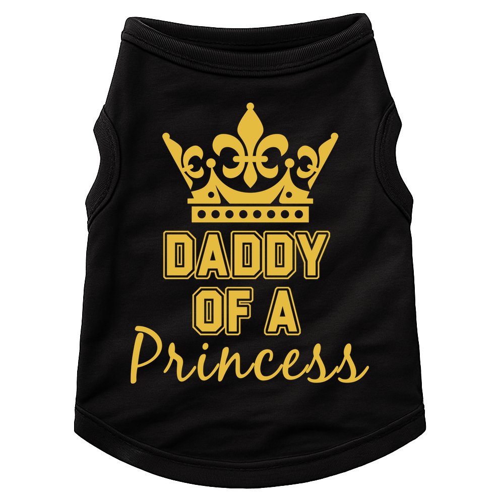 Daddy Of A Princess Family Matching Doggie Tank