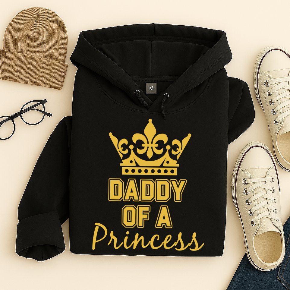 Daddy Of A Princess Family Matching Hoodie