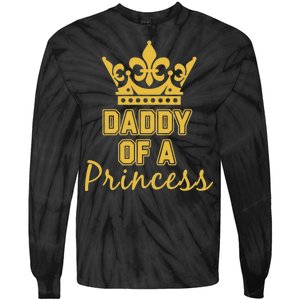 Daddy Of A Princess Family Matching Tie-Dye Long Sleeve Shirt