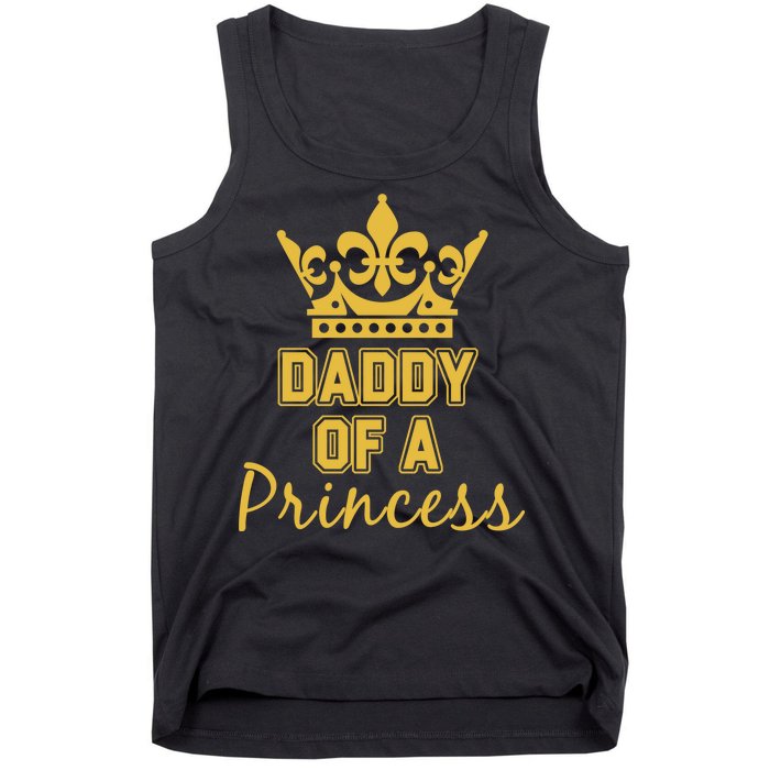 Daddy Of A Princess Family Matching Tank Top