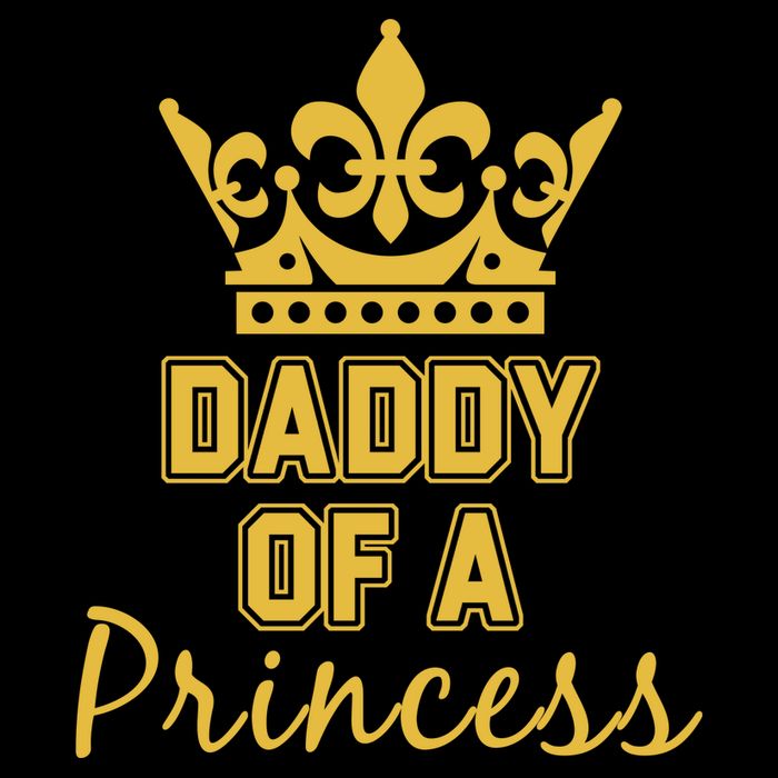 Daddy Of A Princess Family Matching Cropped Pullover Crew