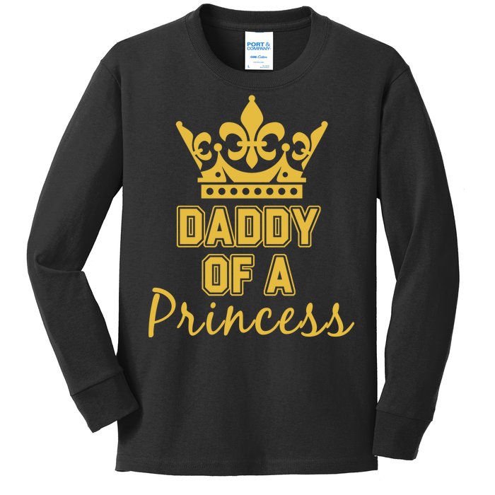 Daddy Of A Princess Family Matching Kids Long Sleeve Shirt