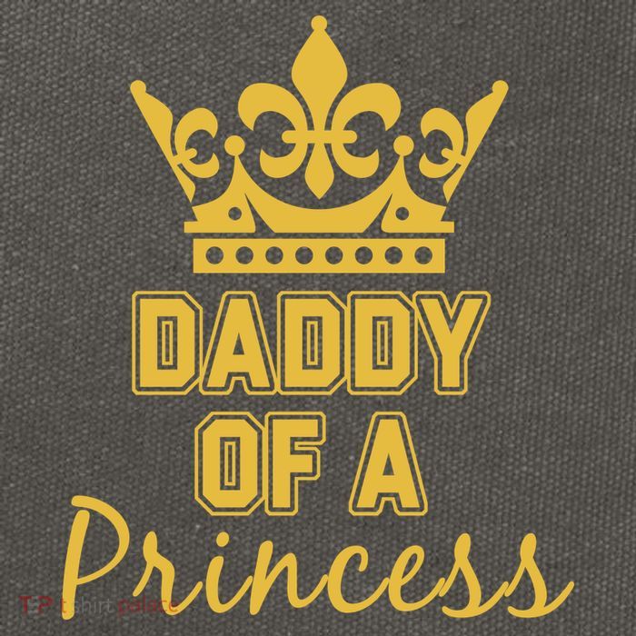 Daddy Of A Princess Family Matching Cotton Canvas Backpack