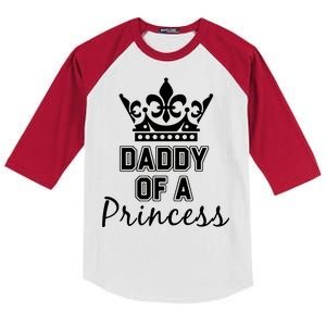 Daddy Of A Princess Family Matching Kids Colorblock Raglan Jersey