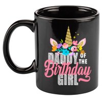Daddy Of The Birthday Girl 11oz C Handle Ceramic Mug