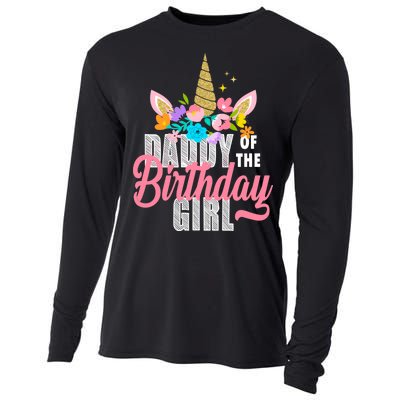 Daddy Of The Birthday Girl Cooling Performance Long Sleeve Crew