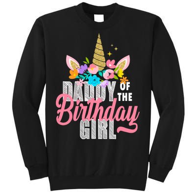 Daddy Of The Birthday Girl Tall Sweatshirt