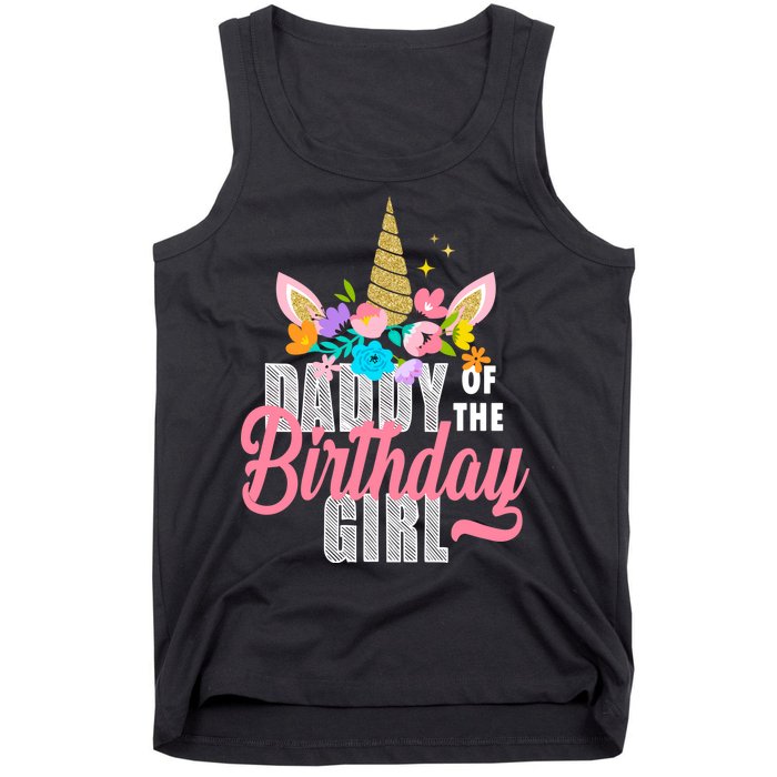 Daddy Of The Birthday Girl Tank Top