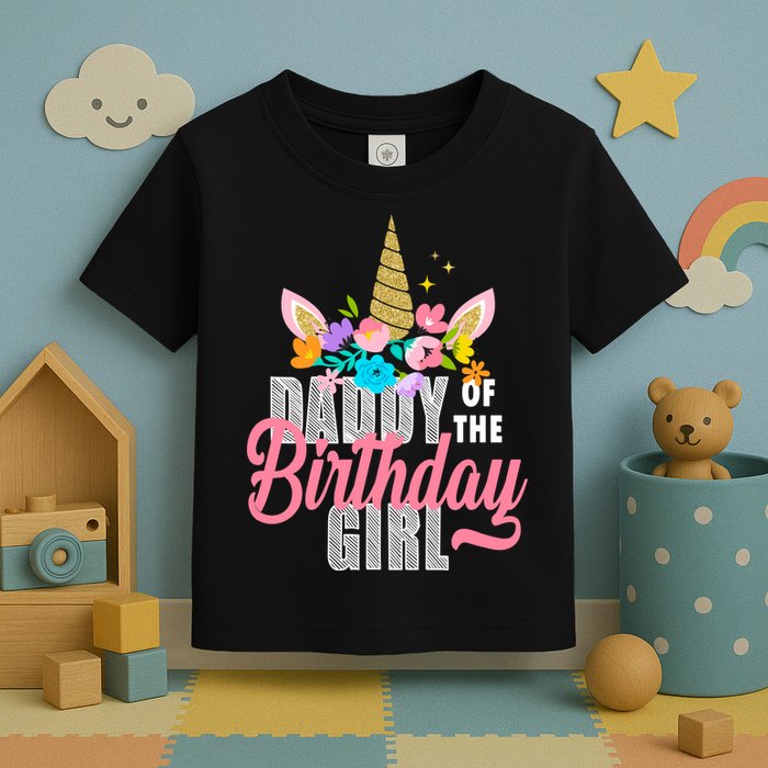Daddy Of The Birthday Girl Toddler T-Shirt