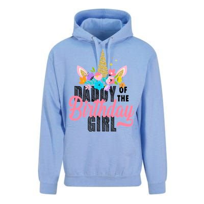 Daddy Of The Birthday Girl Unisex Surf Hoodie