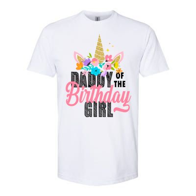 Daddy Of The Birthday Girl Softstyle® CVC T-Shirt