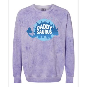 Daddy Saurus Colorblast Crewneck Sweatshirt