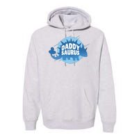 Daddy Saurus Premium Hoodie