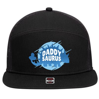 Daddy Saurus 7 Panel Mesh Trucker Snapback Hat