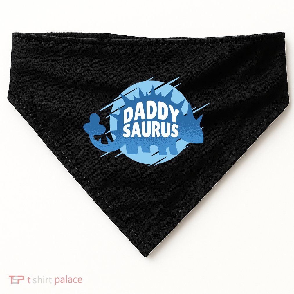 Daddy Saurus USA-Made Doggie Bandana