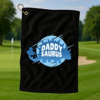 Daddy Saurus Golf Towel