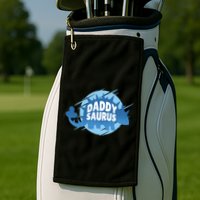 Daddy Saurus Golf Towel