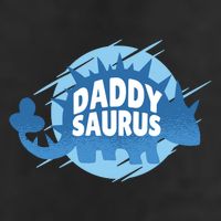 Daddy Saurus Golf Towel