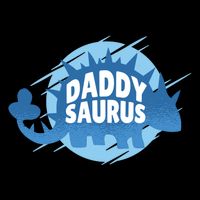 Daddy Saurus Women's Knotted Racerback Tank