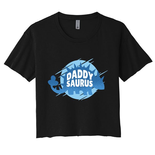 Daddy Saurus Crop Top