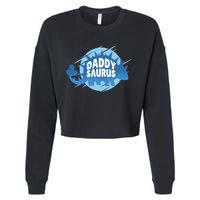 Daddy Saurus Cropped Pullover Crew