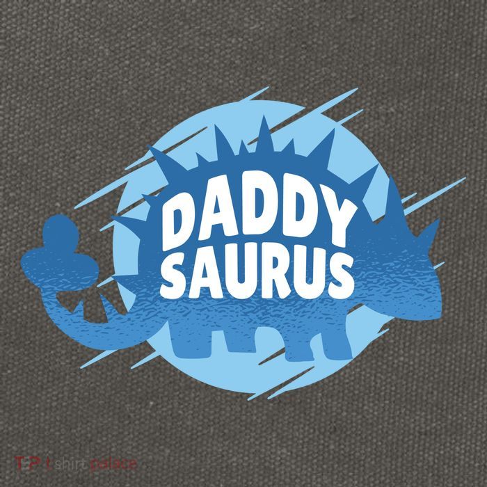 Daddy Saurus Cotton Canvas Backpack