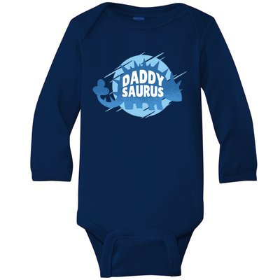 Daddy Saurus Baby Long Sleeve Bodysuit