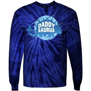 Daddy Saurus Tie-Dye Long Sleeve Shirt