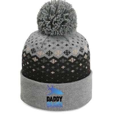 Daddy Shark The Baniff Cuffed Pom Beanie