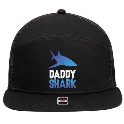 Daddy Shark 7 Panel Mesh Trucker Snapback Hat