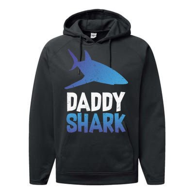 Daddy Shark Performance Fleece Hoodie