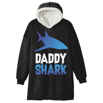 Daddy Shark Hooded Wearable Blanket