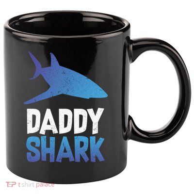 Daddy Shark 11oz C Handle Ceramic Mug