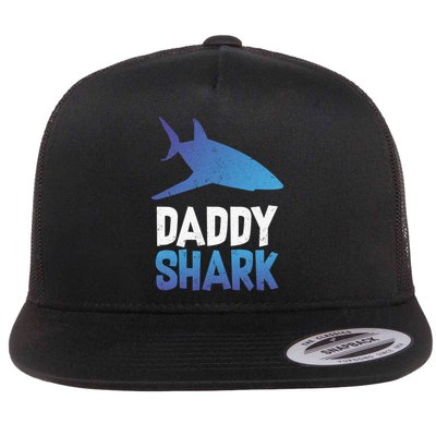 Daddy Shark Flat Bill Trucker Hat