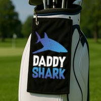 Daddy Shark Golf Towel
