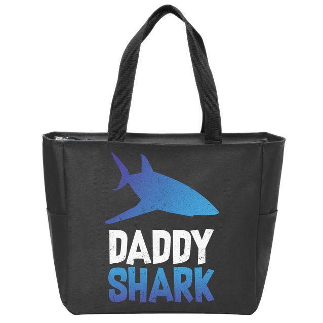 Daddy Shark Zip Tote Bag