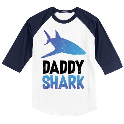 Daddy Shark Baseball Sleeve Shirt