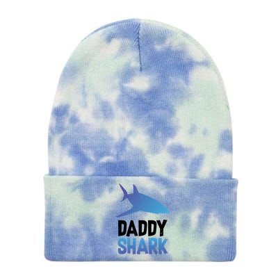 Daddy Shark Tie Dye 12in Knit Beanie