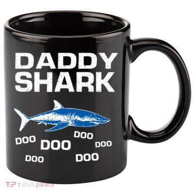Daddy Shark Doo 11oz C Handle Ceramic Mug